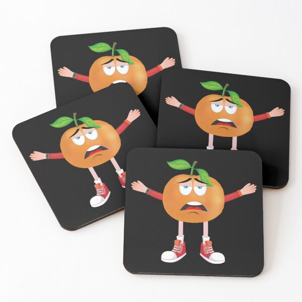 Item preview, Bored Tangerine Animated Character Boy Version designed and sold by ExpressiveToon.