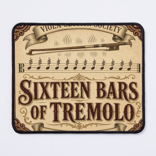 Item preview, Sixteen Bars Of Tremolo Orchestra Musician Badge designed and sold by BoosterShop.