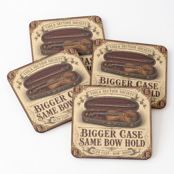 Item preview, Bigger Case Same Bow Hold Viola Case Humor designed and sold by BoosterShop.