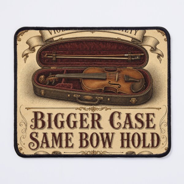 Item preview, Bigger Case Same Bow Hold Viola Case Humor designed and sold by BoosterShop.