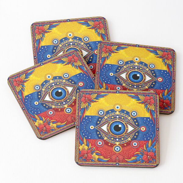 Item preview, Tricolor Amulet Protective Eye Blessing and Strength designed and sold by keythxctrs.