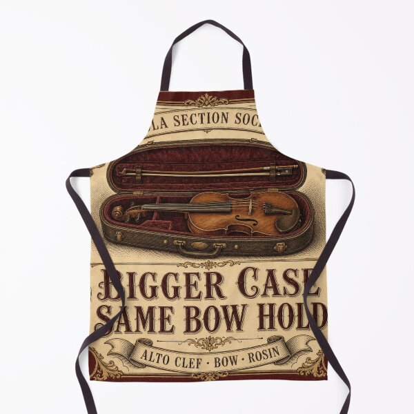 Item preview, Bigger Case Same Bow Hold Viola Case Humor designed and sold by BoosterShop.
