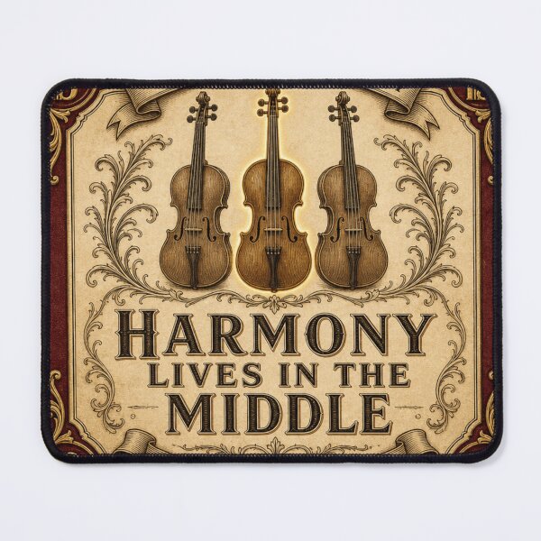Item preview, Harmony Lives In The Middle Violist Gift String Quartet designed and sold by BoosterShop.