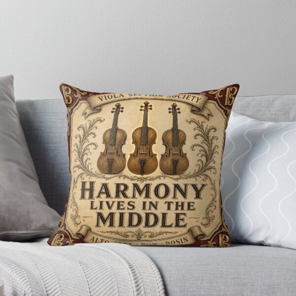 Item preview, Harmony Lives In The Middle Violist Gift String Quartet designed and sold by BoosterShop.