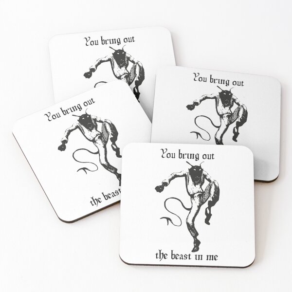 Item preview, You bring out the beast in me sticker v3 designed and sold by polyampinup.