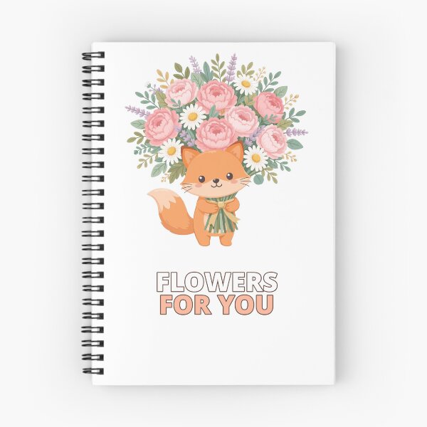 Item preview, Flowers For You Fox Bouquet Mothers Day designed and sold by ThreeFlyingAces.