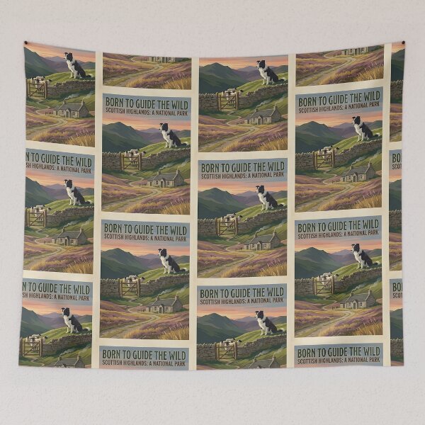 Item preview, Border Collie Sheepdog Trial designed and sold by PictoVibe.