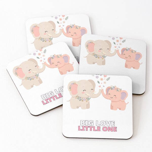 Item preview, Big Love Little One Elephant Mothers Day designed and sold by ThreeFlyingAces.