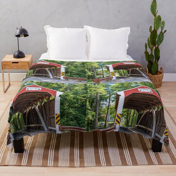 Item preview, Zimmerman Covered Bridge 616 designed and sold by gotucoveredart.