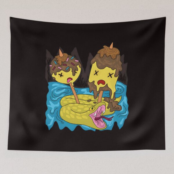 Item preview, Snake Attack Melting Ice Cream Cones designed and sold by Millle-Feuye.