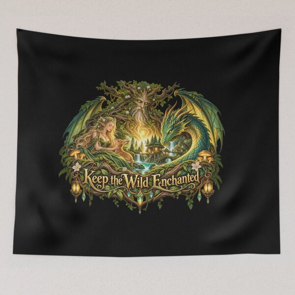 Item preview, Keep the Wild Enchanted designed and sold by Knightzoro Studio.