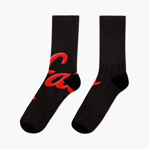 Item preview, Faces Retro Script Red White Outline Black Background designed and sold by Millle-Feuye.