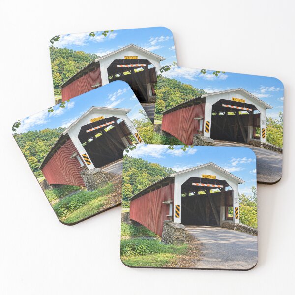 Item preview, White Rock Forge Covered Bridge 427 designed and sold by gotucoveredart.