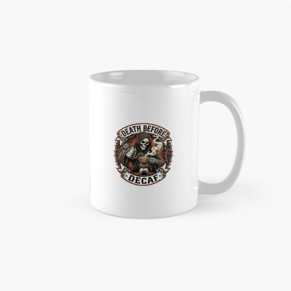 Item preview, Death Before Decaf Grim Reaper Pour-Over designed and sold by Urban Clothes Market.
