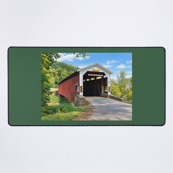 Item preview, White Rock Forge Covered Bridge 427 designed and sold by gotucoveredart.