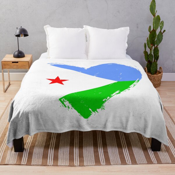 Item preview, Distressed Djibouti Flag Heart DJ designed and sold by shitpostee.