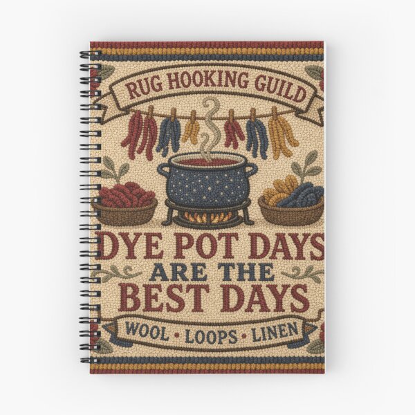 Item preview, Dye Pot Days Are The Best Days Hand Dyed Wool Badge designed and sold by BoosterShop.
