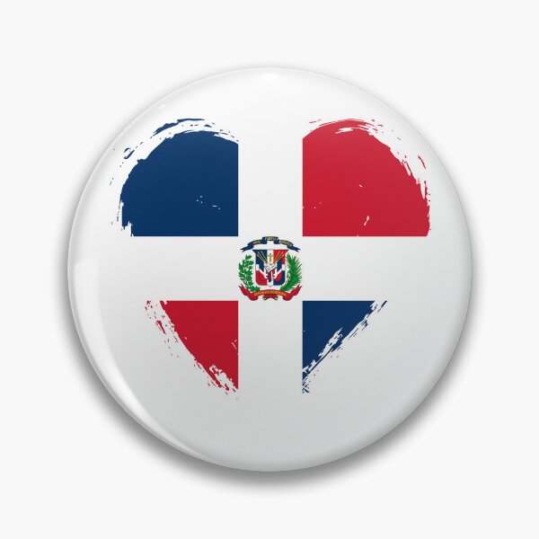 Item preview, Distressed Dominican Republic Flag Heart DO designed and sold by shitpostee.