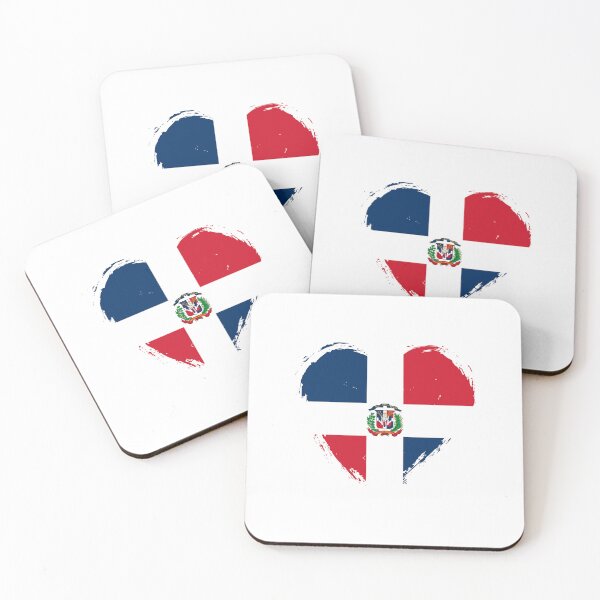 Item preview, Distressed Dominican Republic Flag Heart DO designed and sold by shitpostee.