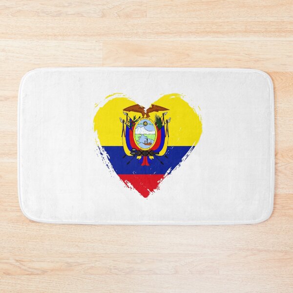 Item preview, Distressed Ecuador Flag Heart EC designed and sold by shitpostee.