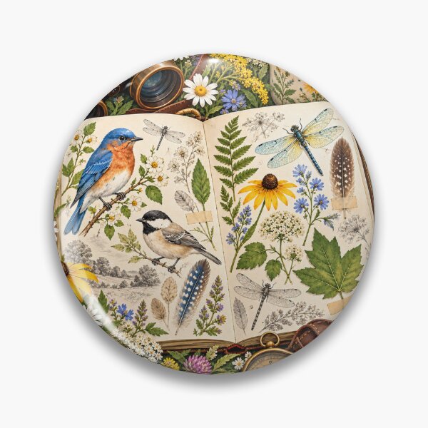 Item preview, Backyard Botanist Birdwatching Field Journal designed and sold by Drip stamp.