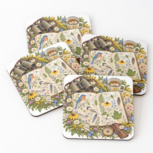 Item preview, Backyard Botanist Birdwatching Field Journal designed and sold by Drip stamp.