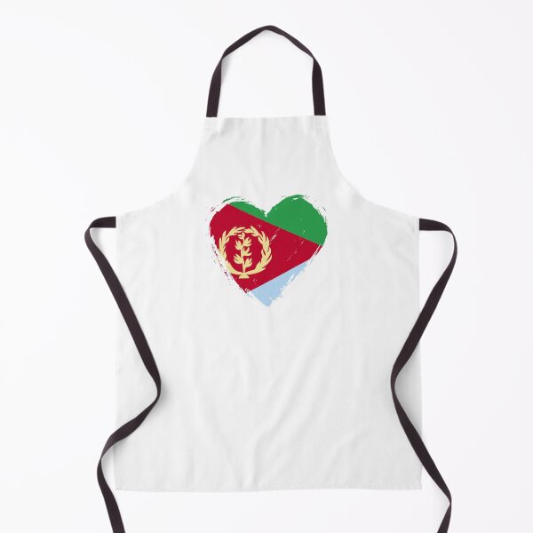 Item preview, Distressed Eritrea Flag Heart ER designed and sold by shitpostee.