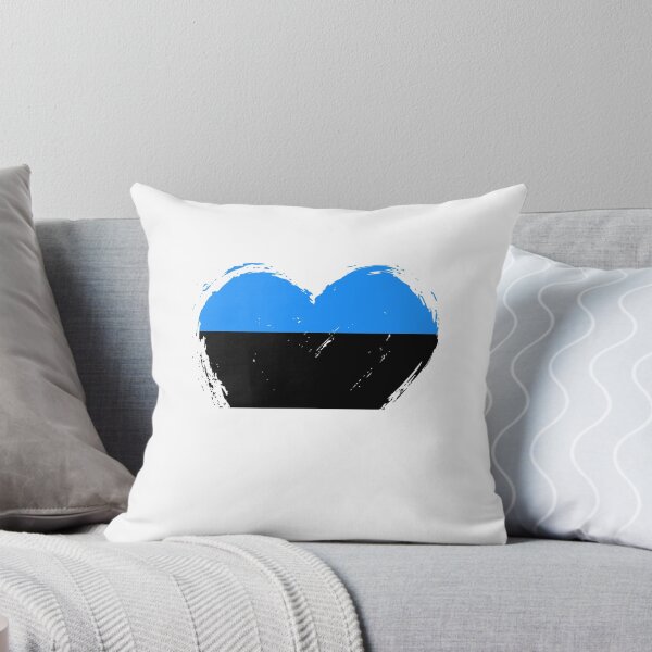 Item preview, Corazón con la bandera de Estonia en estado de angustia EE designed and sold by shitpostee.