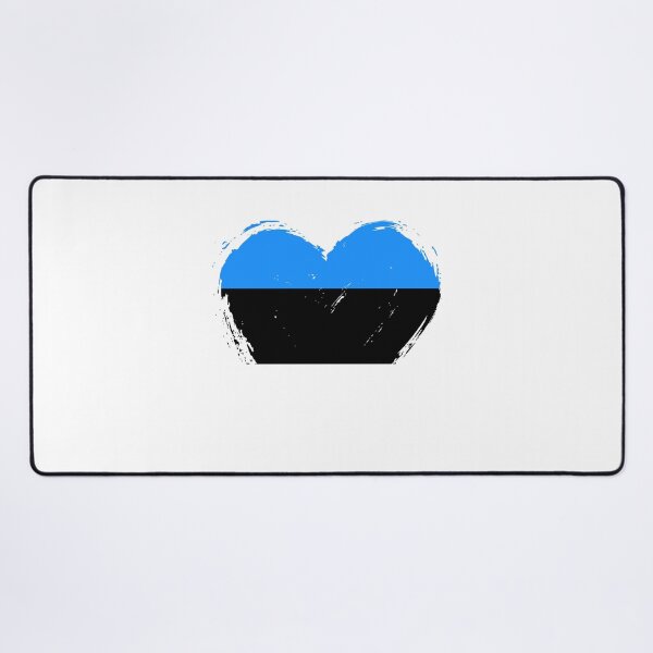 Item preview, Distressed Estonia Flag Heart EE designed and sold by shitpostee.