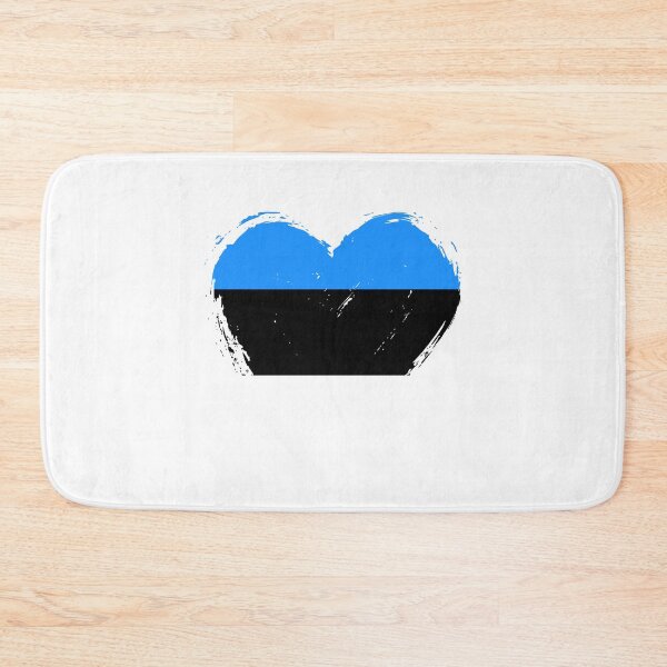 Item preview, Distressed Estonia Flag Heart EE designed and sold by shitpostee.