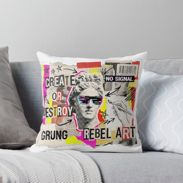 Item preview, Rebellious Creative Chaos Aesthetic Digital Collage Sticker designed and sold by m.mmado.