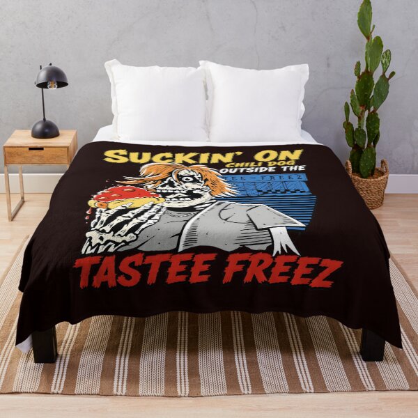 Item preview, Skeleton Eating Chili Dog At Tastee Freez designed and sold by AXA-Walahada.