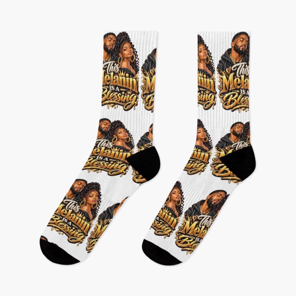 Item preview, This Melanin Is a Blessing | Timeless Black Love & Excellence designed and sold by KBOX CULTURE WEAR.