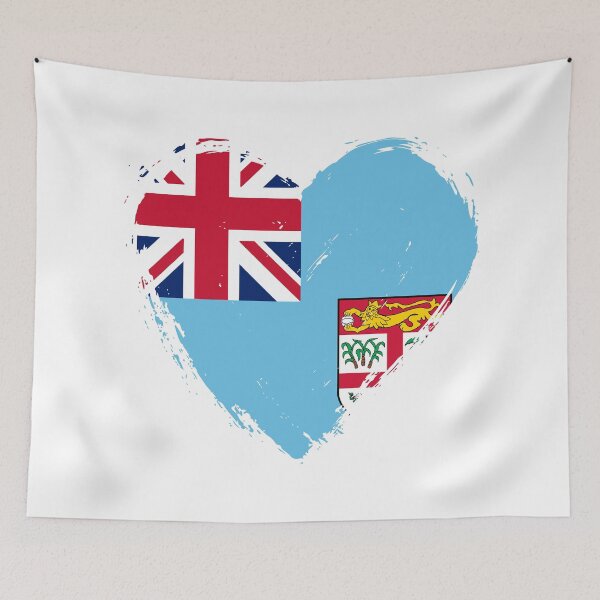 Item preview, Distressed Fiji Flag Heart FJ designed and sold by shitpostee.