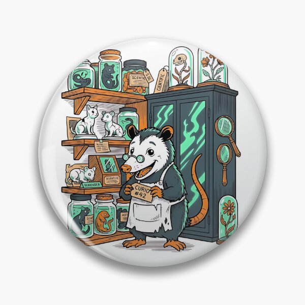 Item preview, Opossum Haunted Curiosity Shop designed and sold by PictoVibe.