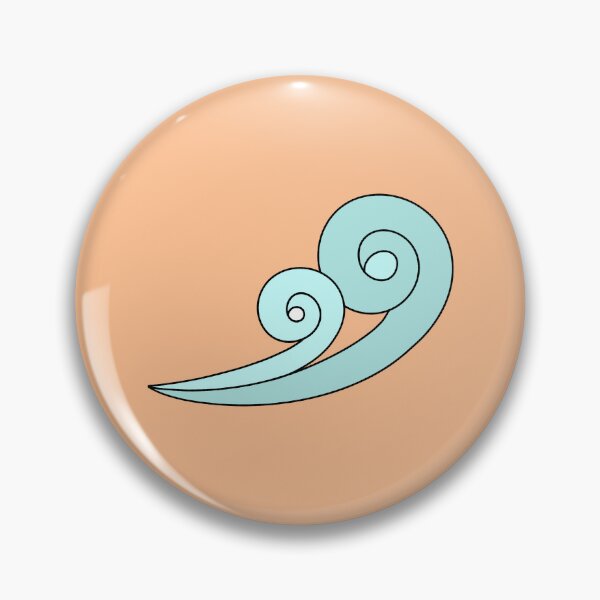 Item preview, Minimalist Light Blue Swirl Wind Breeze Illustration designed and sold by ubborn.