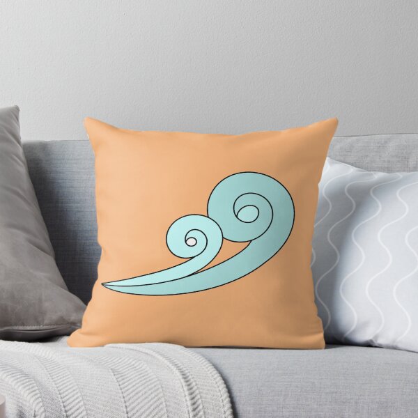 Item preview, Minimalist Light Blue Swirl Wind Breeze Illustration designed and sold by ubborn.