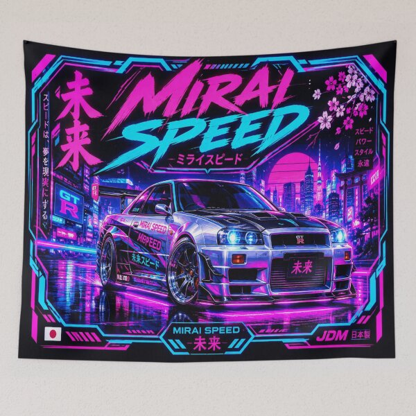 Item preview, Mirai Speed Cyberpunk JDM Car designed and sold by JMAVILA ART.