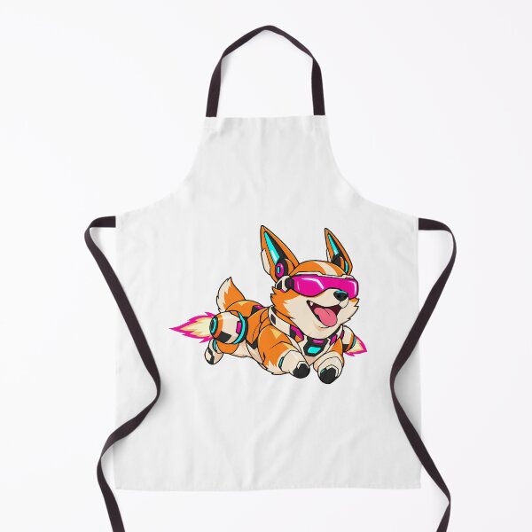 Item preview, Jet Powered Cyber Corgi with Neon Goggles designed and sold by bwanaboards.