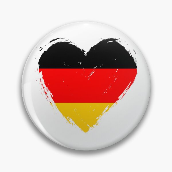 Item preview, Distressed Germany Flag Heart DE designed and sold by shitpostee.