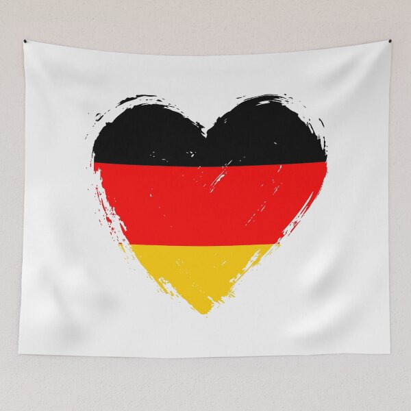 Item preview, Distressed Germany Flag Heart DE designed and sold by shitpostee.