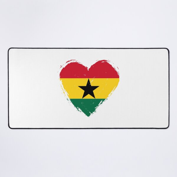 Item preview, Distressed Ghana Flag Heart GH designed and sold by shitpostee.