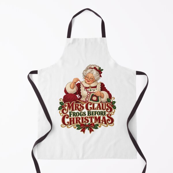 Item preview, Mrs Claus Frogs Before Christmas designed and sold by epic-phrases.