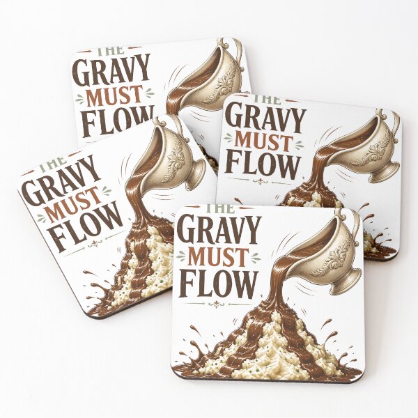 Item preview, The Gravy Must Flow – Sci-Fi Food Parody designed and sold by LiviuGligoros.