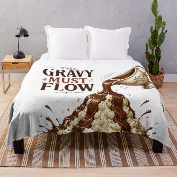 Item preview, The Gravy Must Flow – Sci-Fi Food Parody designed and sold by LiviuGligoros.