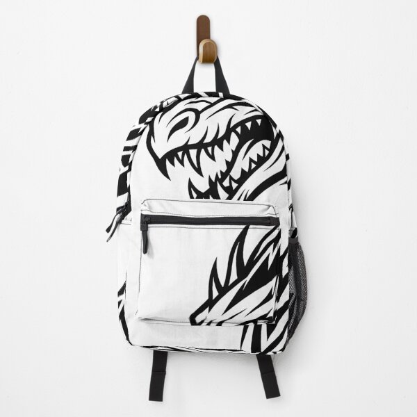 Item preview, Tribal Dragon Head Logo Design – Clean Black Dragon Mascot Tattoo Art designed and sold by DragonSerpent Ink.