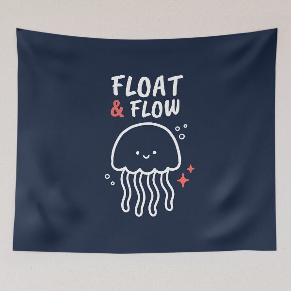 Item preview, Float & Flow Jellyfish – Ocean Wonders Marine Life Design designed and sold by Sea Gem.