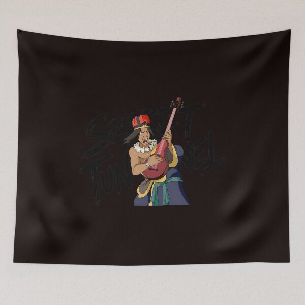Item preview, Secret Tunel Man Playing Lute Quirky Cartoon designed and sold by NoxArtis.
