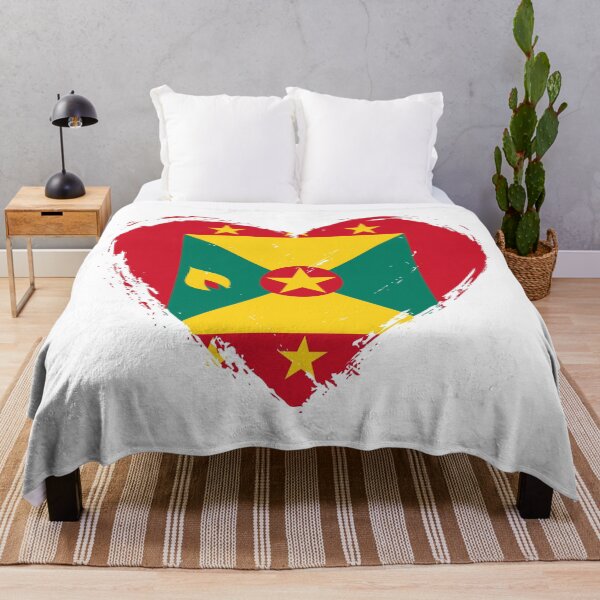 Item preview, Distressed Grenada Flag Heart GD designed and sold by shitpostee.