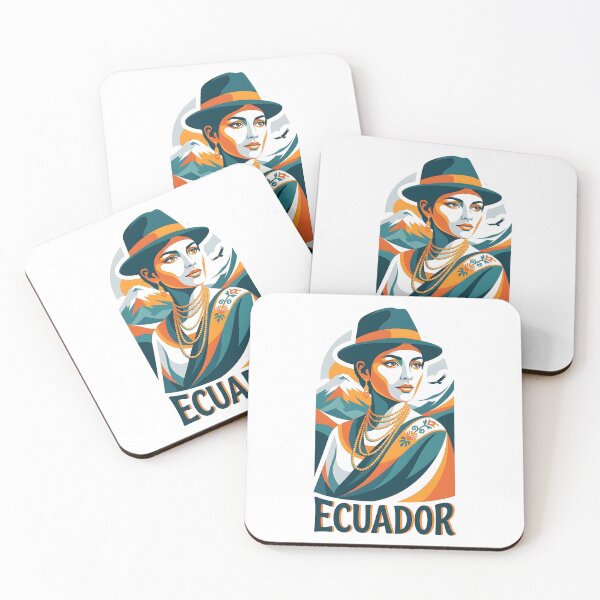 Item preview, Ecuador Andes: Vintage Andean Woman Art designed and sold by EdwinkOne.